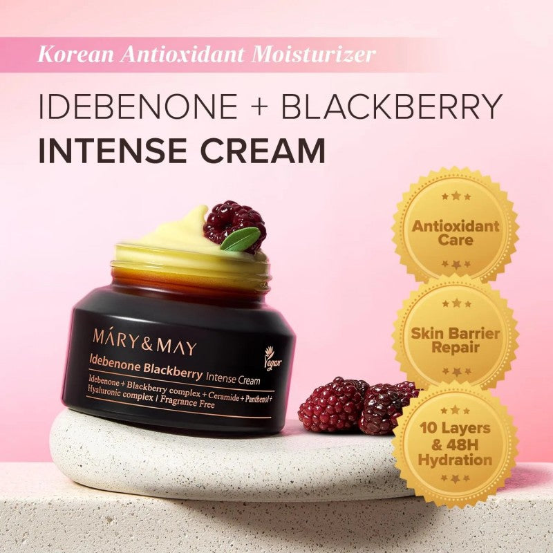Mary&May Idebenone Blackberry Intense Cream 70g