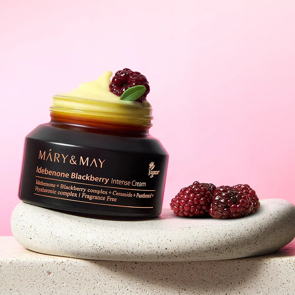 Mary&May玛丽和梅艾地苯醌黑莓强效面霜 70g
