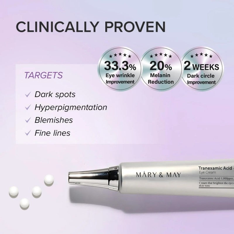 Mary&May Tranexamic Acid + Glutathion Eye Cream 30ml