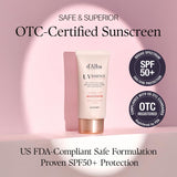 D'Alba Waterfull Tone Up Sun Cream Duo SPF50+ 50m*2