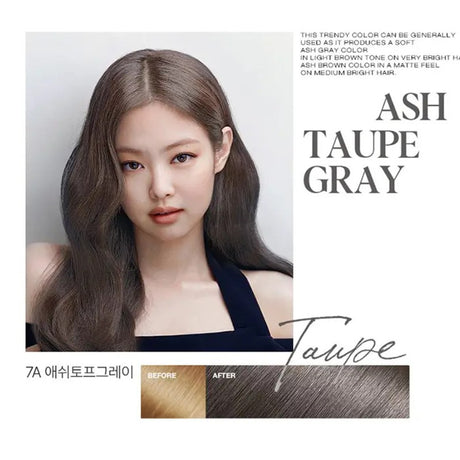Mise En Scene All New Hello Bubble Hair Colour Kit #7A Ash Taupe Grey