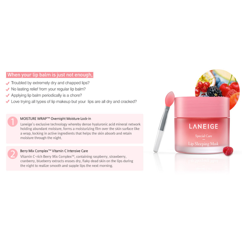Laneige Lip Sleeping Mask EX Renewal Berry 20g