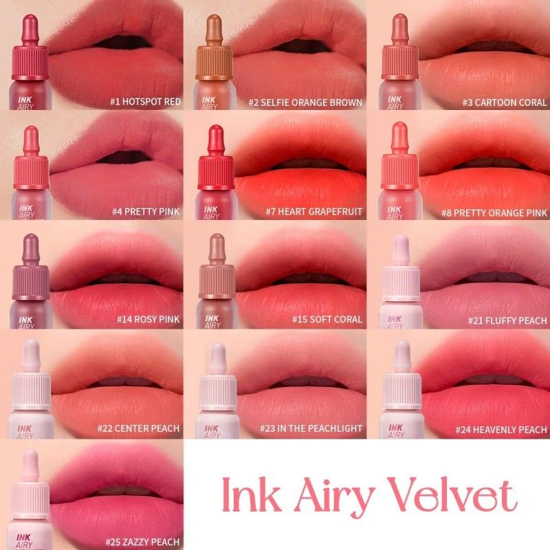 Peripera Ink Airy Velvet #14 Rosy Pink