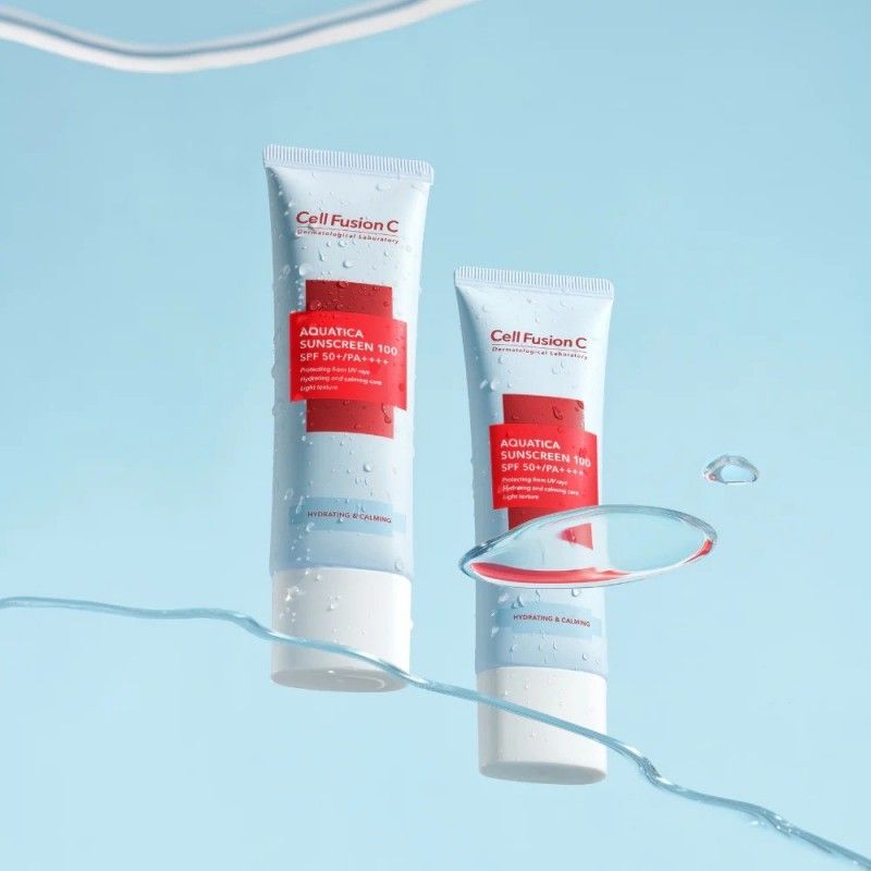 Cell Fusion C秀肤生蓝色冰感防晒霜水润清爽SPF50+ 45ml