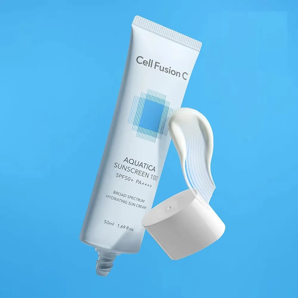 Cell Fusion C秀肤生保湿舒缓防晒霜蓝色SPF50+ 50ml