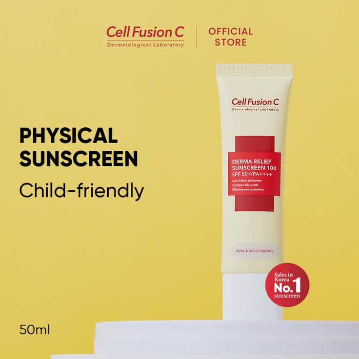 Cell Fusion C Derma Relief Sunscreen 100 SPF50+ 50ml