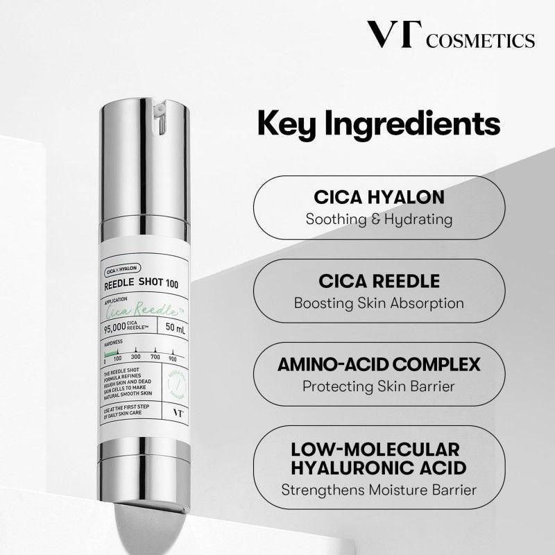 VT微针100精华液提亮肌肤淡化痘印日常款 50ml
