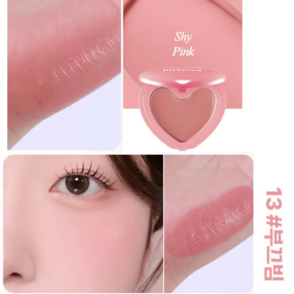 Lilybyred Luv Beam Cheek Balm Heart-Shaped #13 Shy Pink