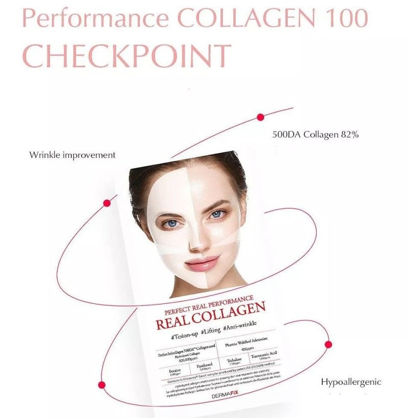 Dermafix Perfect Real Performance Collagen Mask 8pcs