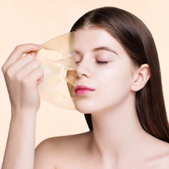 Dermafix蛋白面膜维C紧致美白祛斑黄色 8片