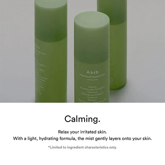Abib Heartleaf Facial Mist Calming Spray 150ml + Refill 150ml