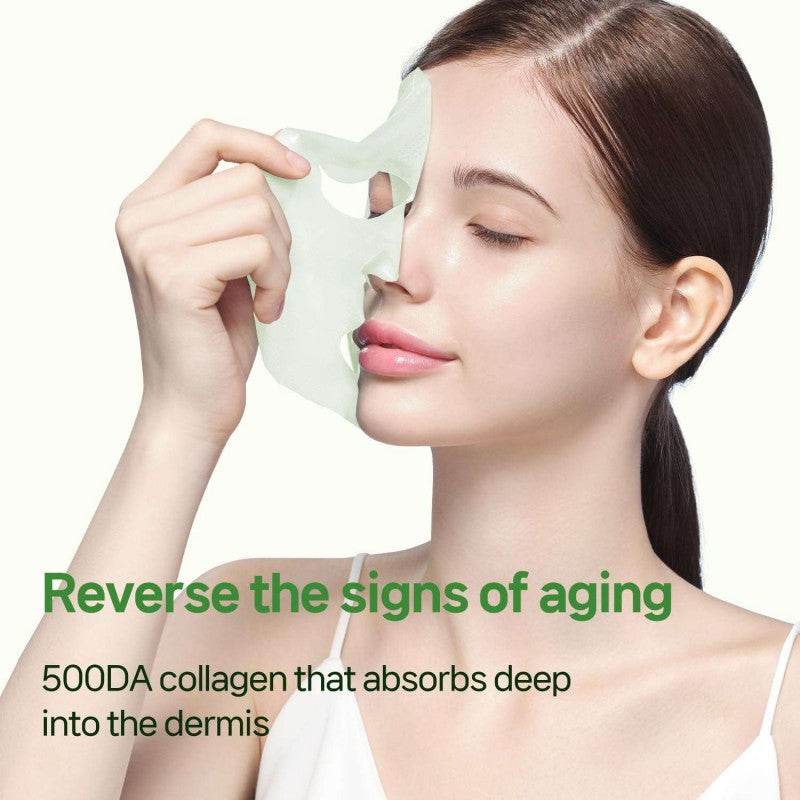 Dermafix积雪草面膜镇定修复绿色 8片
