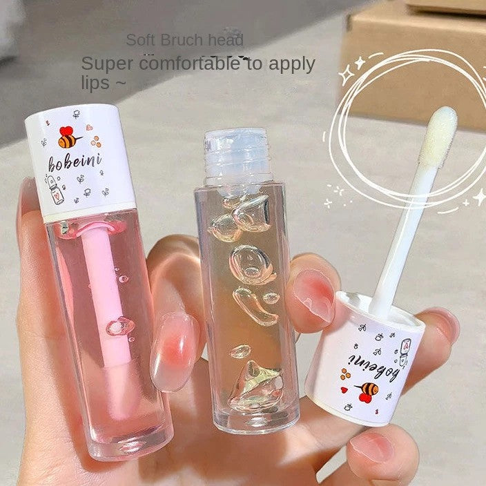 Apieu奥普蜂蜜牛奶润唇膏护唇油滋润保湿蜜桃味 5g