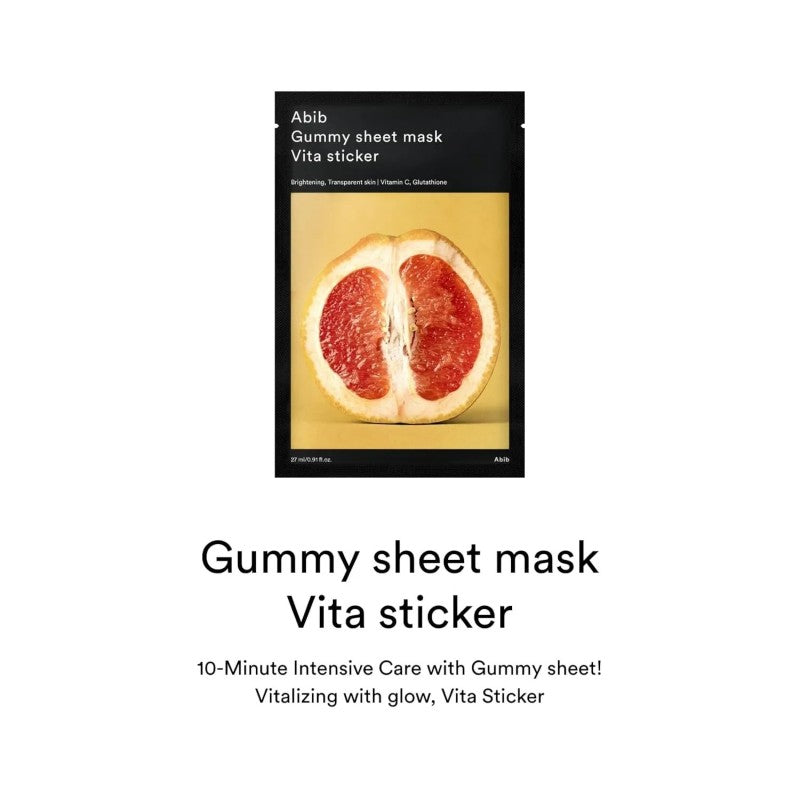Abib Gummy Sheet Mask Vita Sticker 10pcs