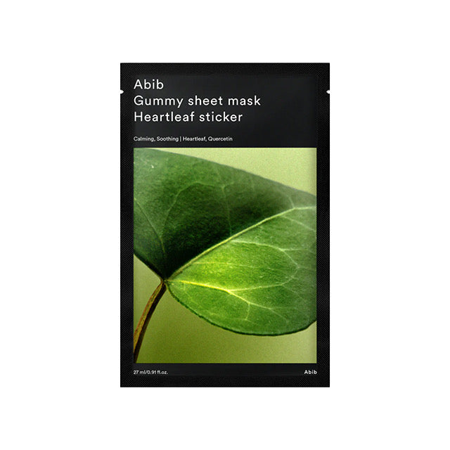 Abib Gummy Sheet Mask Heartleaf Sticker 1pcs