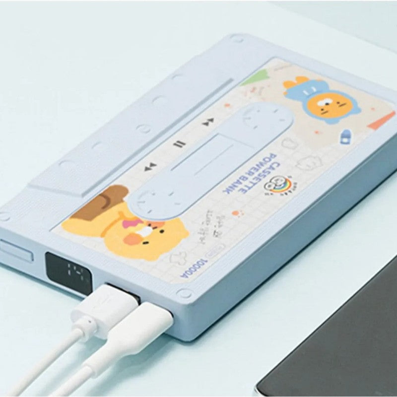 Kakao Friends Portable Retro Slim Cassette Auxiliary Battery 10000mAh