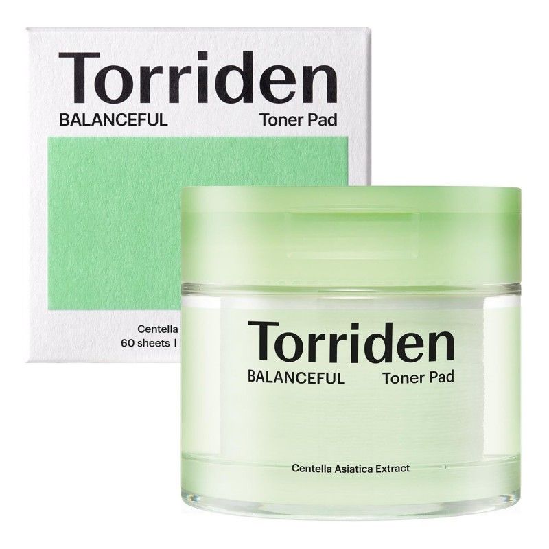 Torriden桃瑞丹积雪草平衡湿敷棉片保湿修复 60片