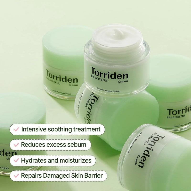 Torriden桃瑞丹积雪草舒缓保湿面霜 80ml