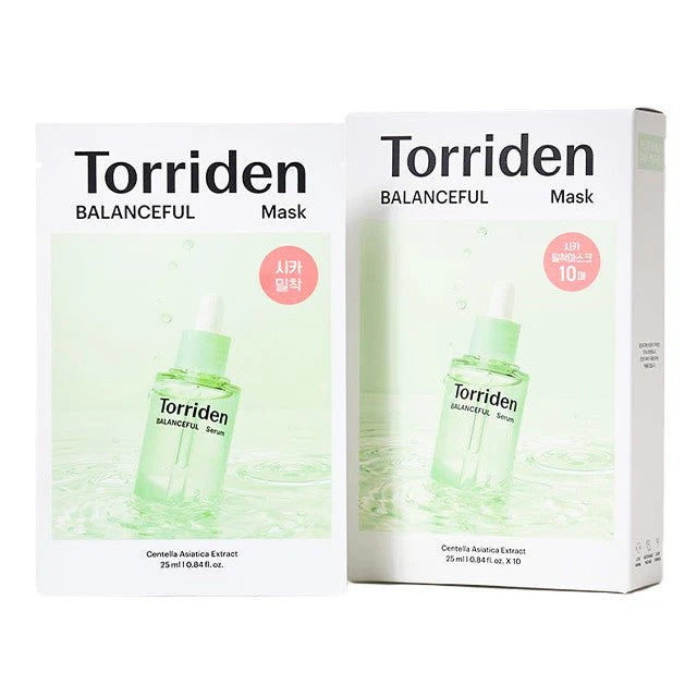 Torriden桃瑞丹积雪草面膜保湿修复平衡 10片