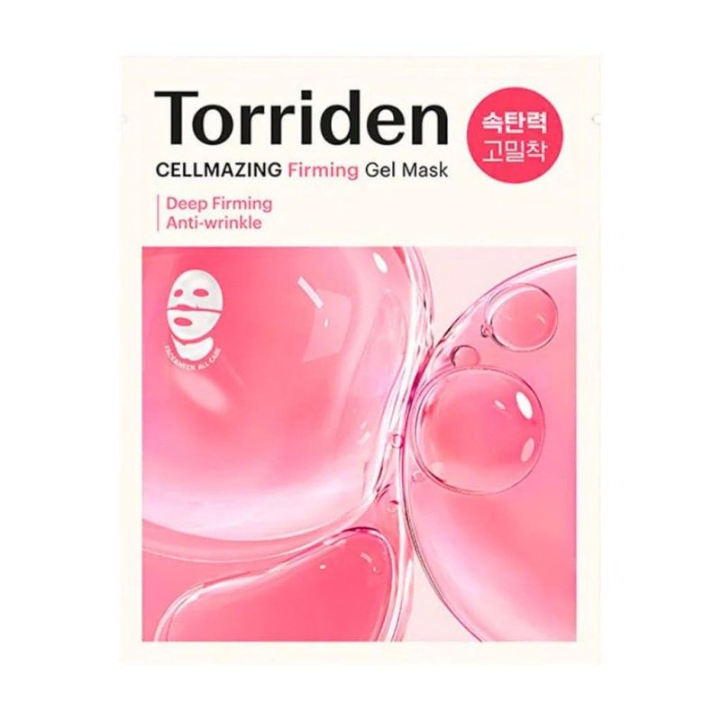 Torriden桃瑞丹胶原蛋白凝胶面膜保湿紧致粉色 4片