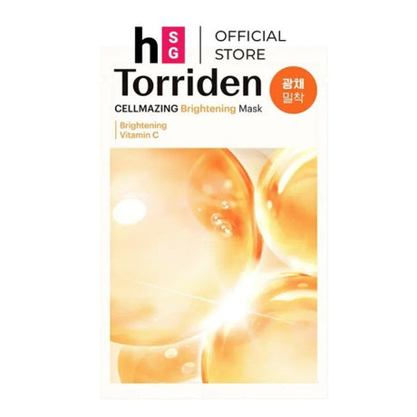 Torriden桃瑞丹维C提亮面膜保湿焕白 10枚