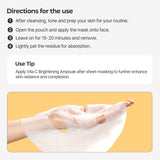 Torriden桃瑞丹维C提亮面膜保湿焕白 10枚