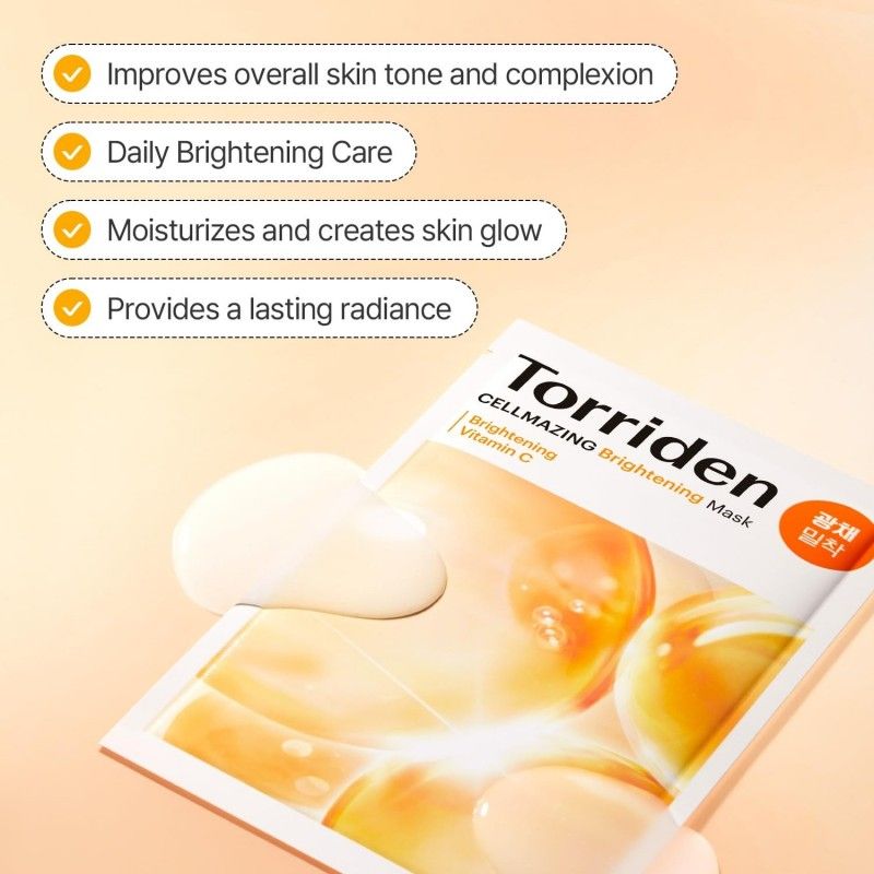 Torriden Cellmazing Vita C Brightening Mask 10pcs