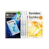 Torriden桃瑞丹水分子玻尿酸补水面膜8片+维他命C亮白面膜2片
