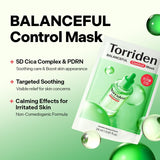 Torriden桃瑞丹积雪草修护面膜 10片