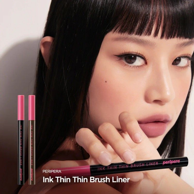 Peripera Ink Thin Thin Brush Liner #02 Brown Film