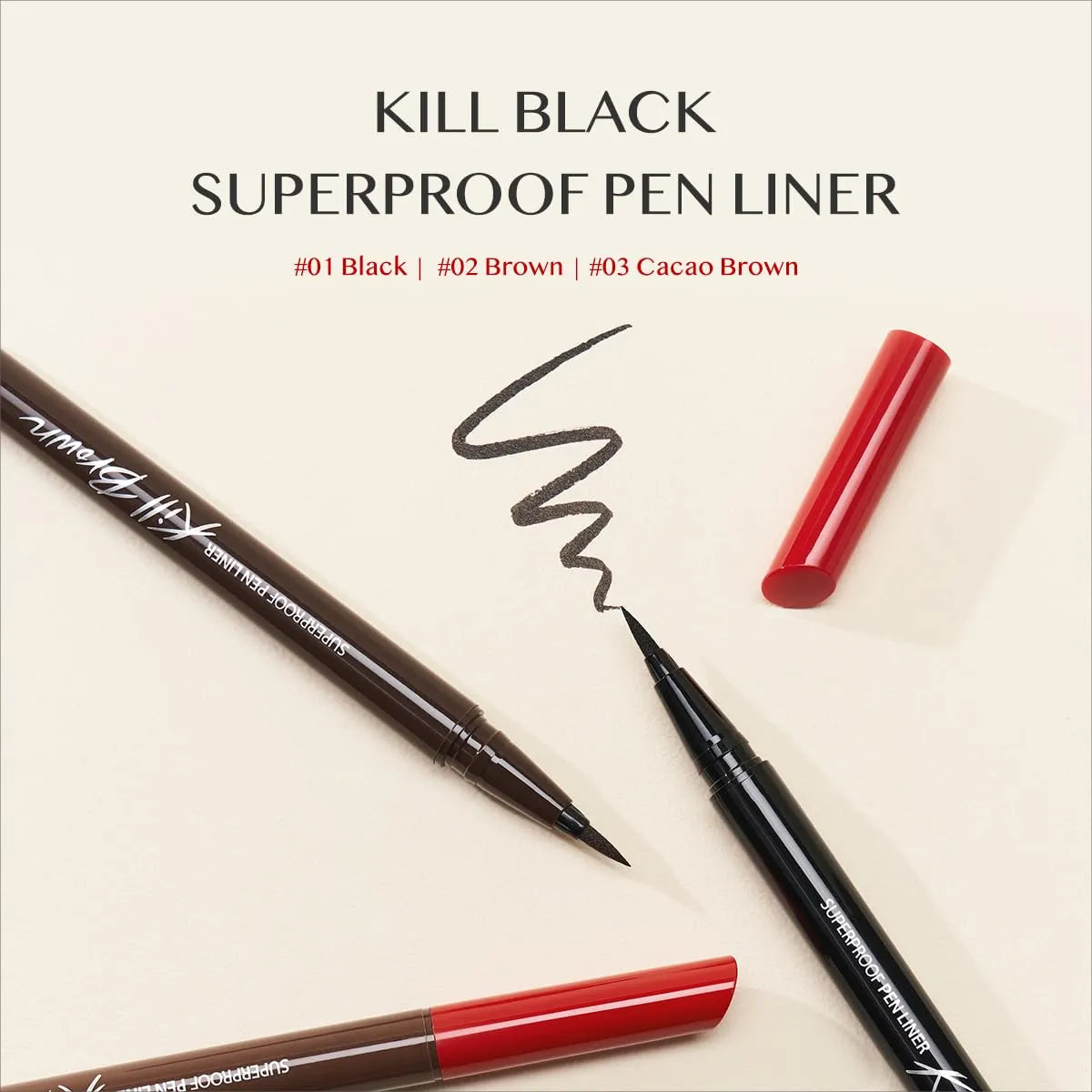 Clio Waterproof Pen Liquid Eye Liner #02 Brown