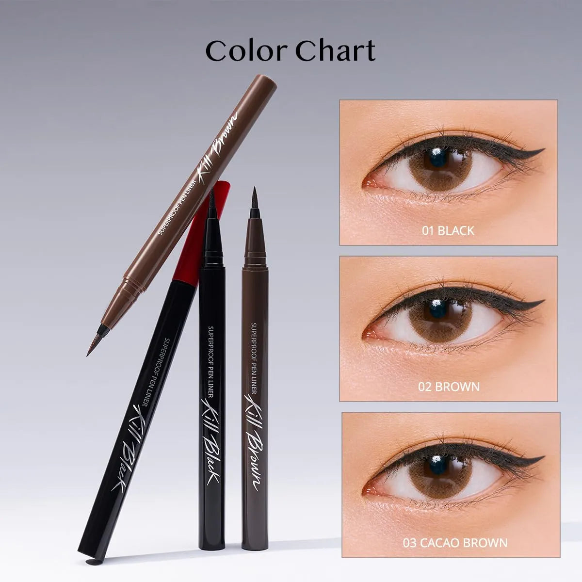 Clio Waterproof Pen Liquid Eye Liner #02 Brown