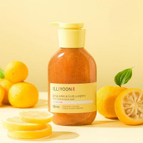 Illiyoon一理润柚子磨砂沐浴露清爽去角质 400ml