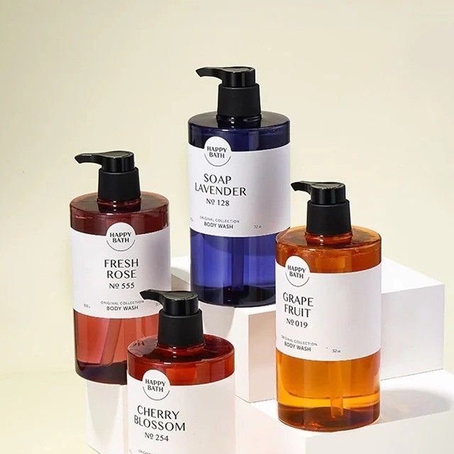 Happy Bath Body Wash Clean No.358 Cotton 910g