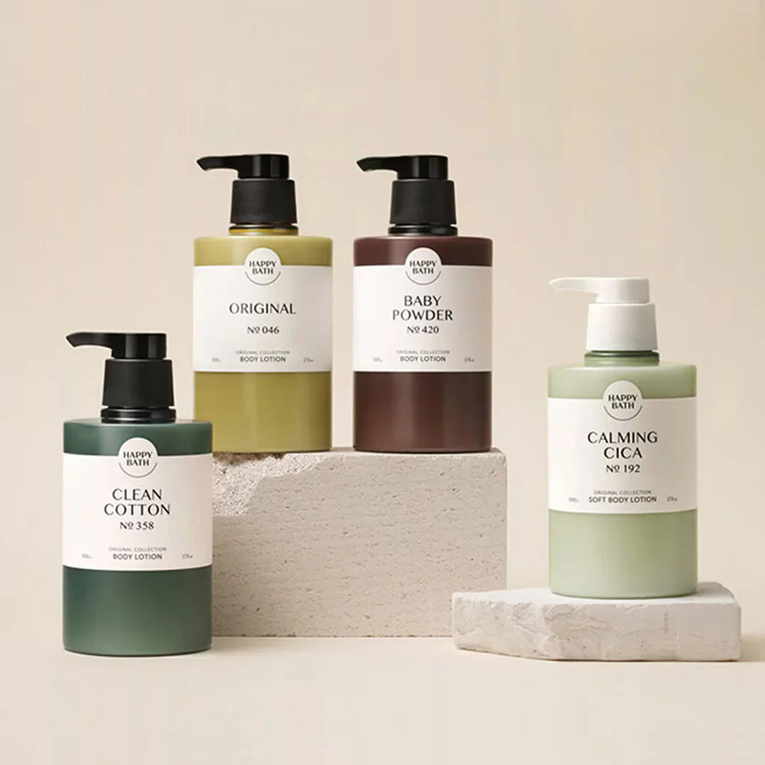 Happy Bath身体乳婴儿爽身粉香 500g