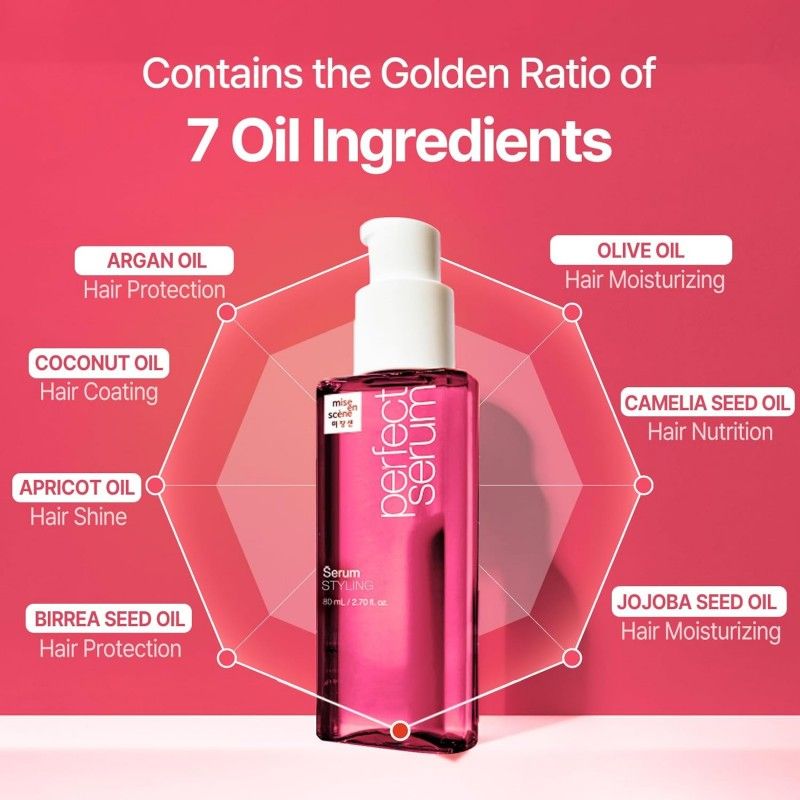 Mise En Scene爱茉莉美仙妆完美造型护发精华蜜桃味 80ml