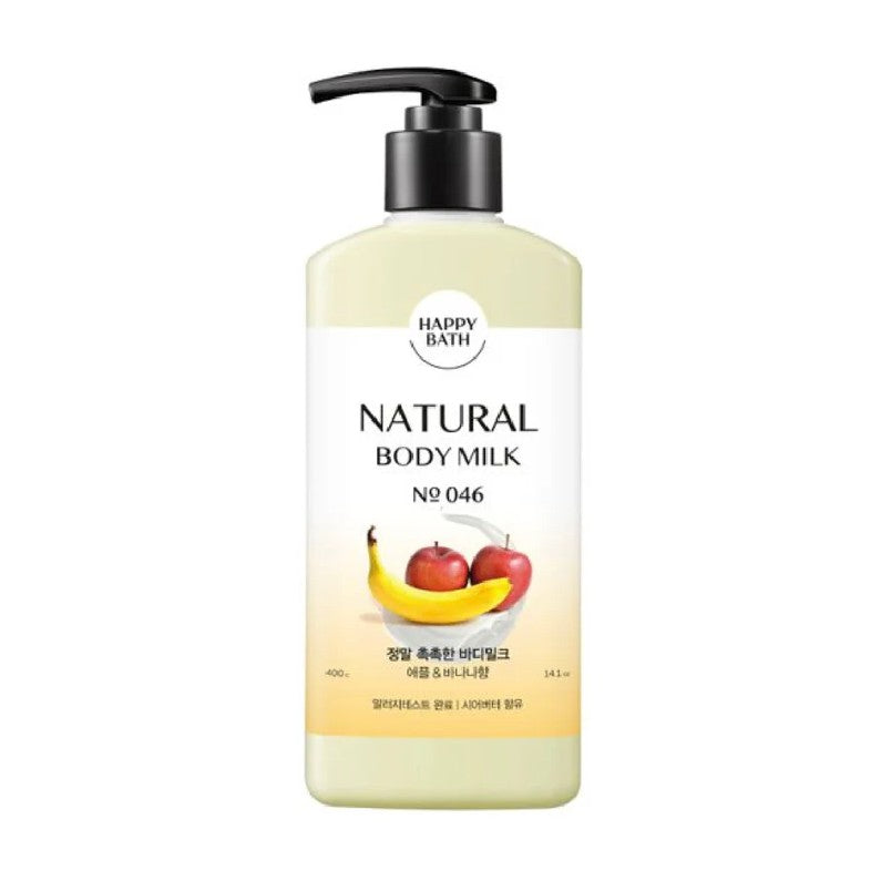 Happy Bath Natural Body Milk Apple & Banana 400g