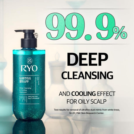 Ryo Deep Cleansing & Cooling Hair Shampoo 480ml
