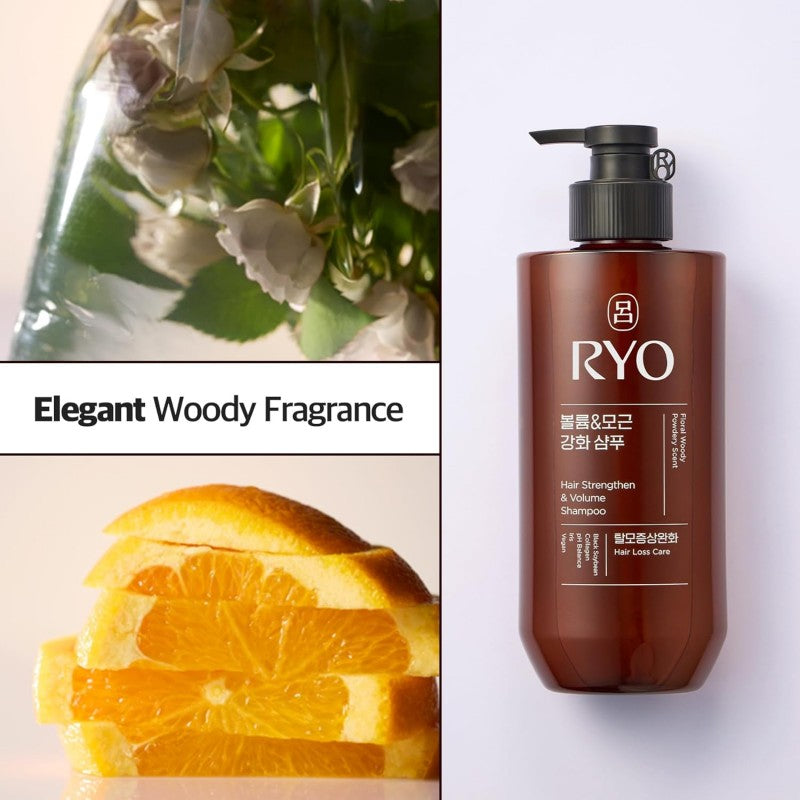 Ryo Strengthen & Volume Hair Shampoo 480ml
