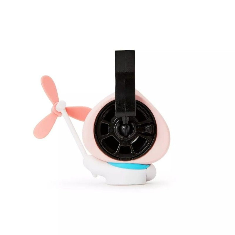 Kakao Friends Pinwheel Car Air Freshener Apeach Fresh Lemon