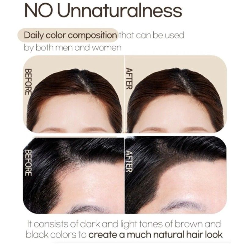 Etude House Pang Pang Hair Shadow #03 Natural Black 3.5g