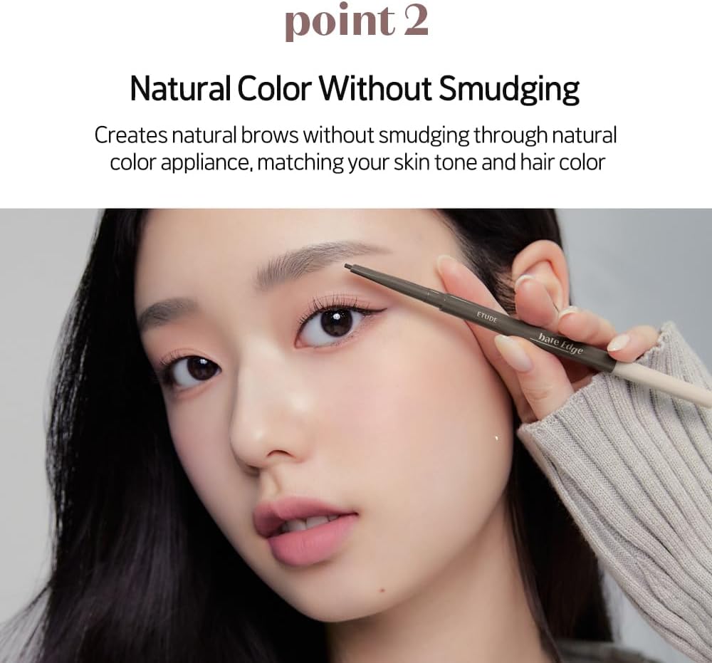 Etude House Bear Edge Slim Brow #02 Natural Brown