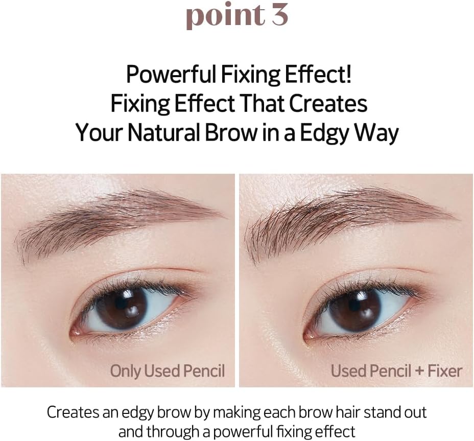Etude House Bear Edge Slim Brow #03 Gray Brown