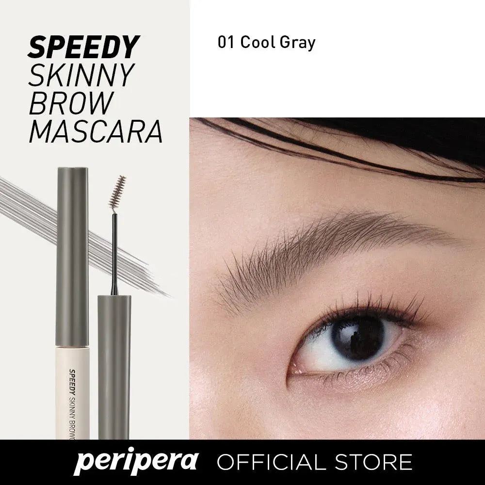 Peripera Speedy Skinny Brow Mascara #01 Cool Gray