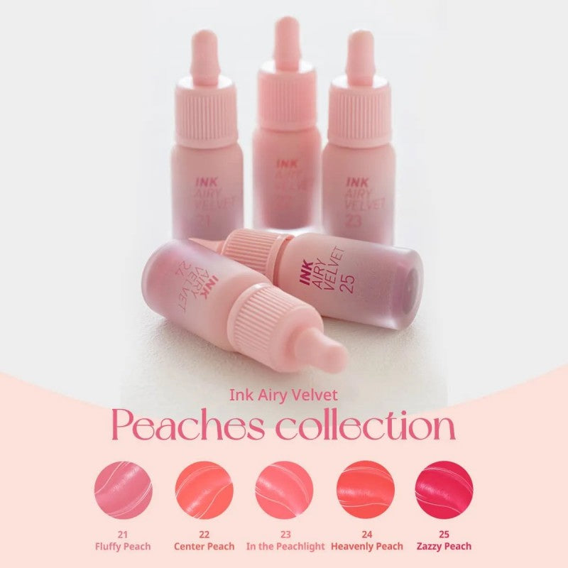 Peripera Ink Airy Velvet Lip Tint #22 Center Peach
