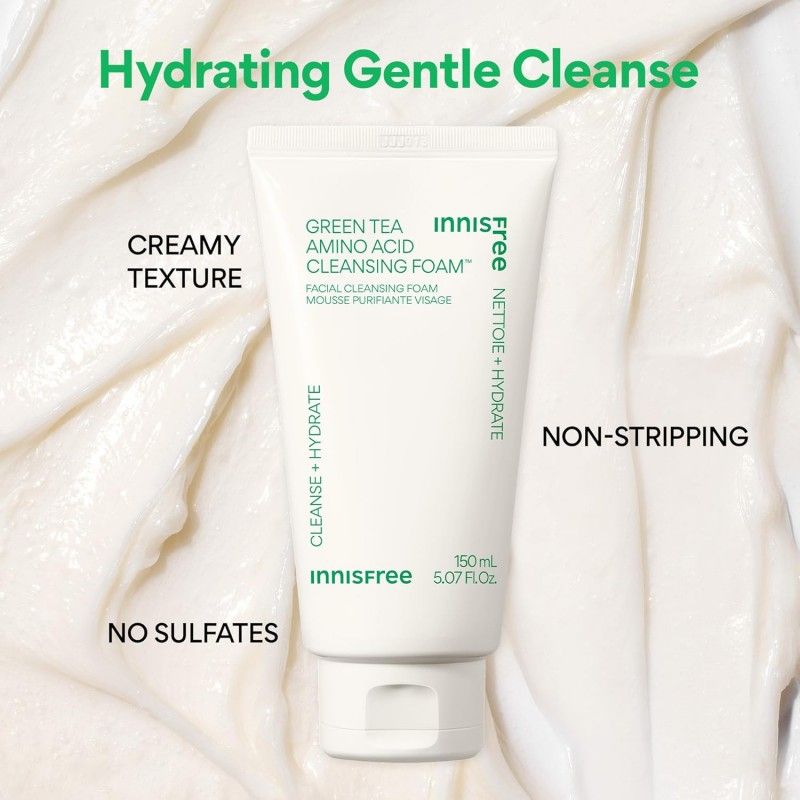 Innisfree Green Tea Amino Moisture Cleansing Foam 150g