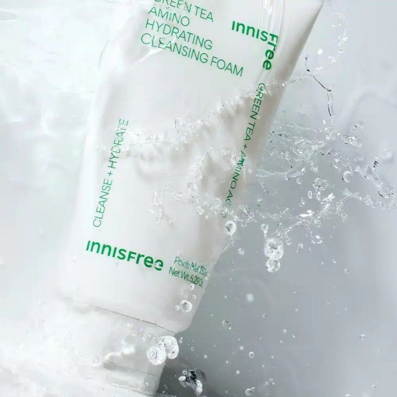 Innisfree悦诗风吟绿茶氨基酸洁面水润保湿 150g
