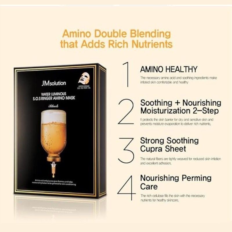 JM Solution Water Luminous S.O.S Ringer Amino Mask 10pcs