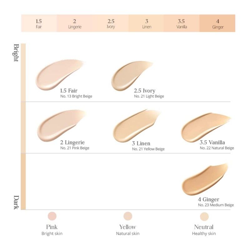 Clio Kill Cover The New Founwear Cushion #3.5 Vanilla