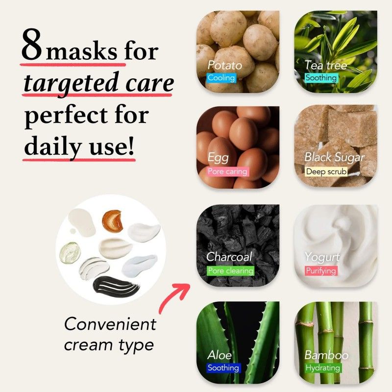 Bring Green Oat Yogurt Purifying Wash Off Pack 8g